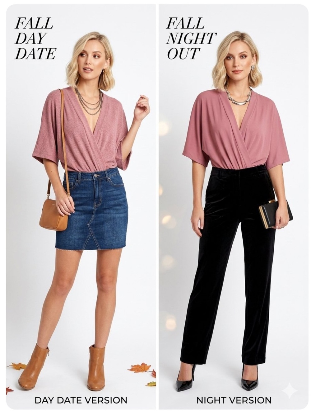 Zara Draped Plunge V-Neck Body in Mauve Bodysuit